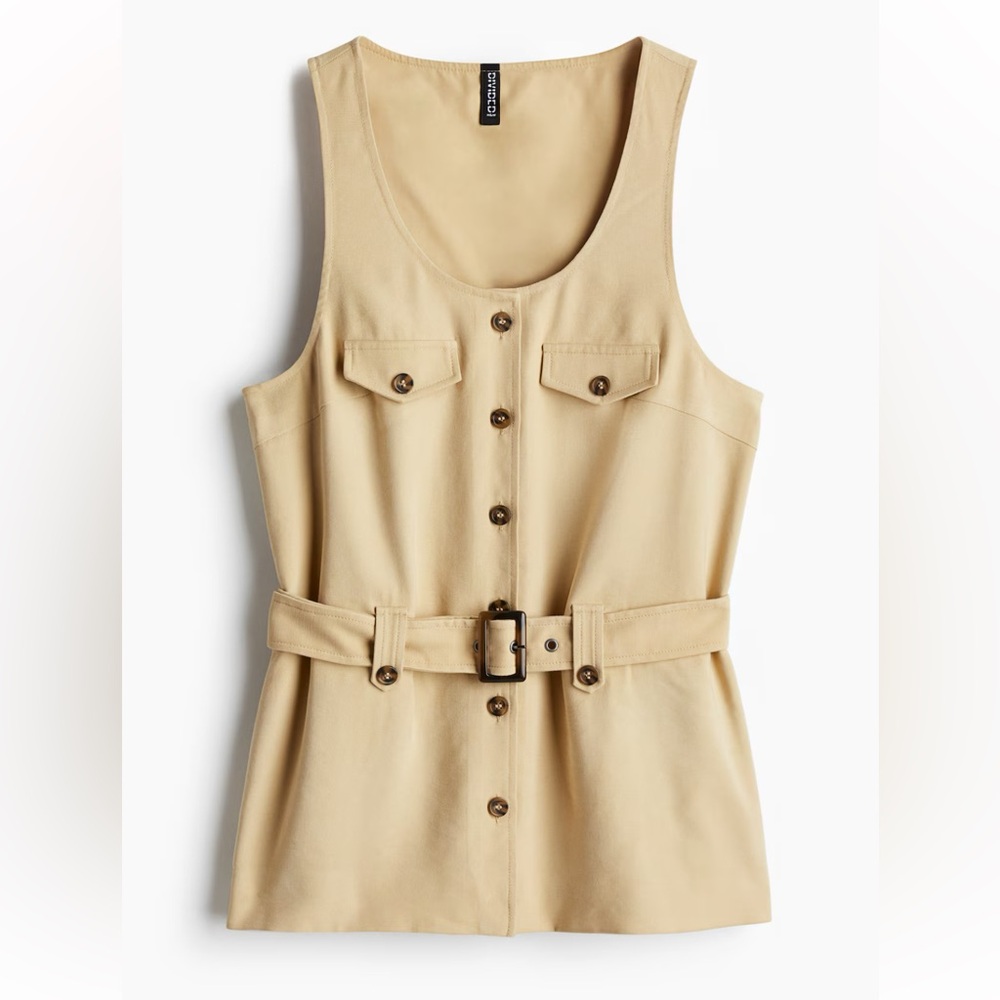 H&M Belted Vest NWT